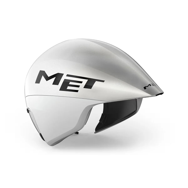 Шолом MET Drone Wide Body II White Metallic | Glossy - L 58-61 cm - фото 1