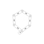 Замок сегментний ABUS 6500/110 Bordo Granit X-Plus SH Black - фото 1