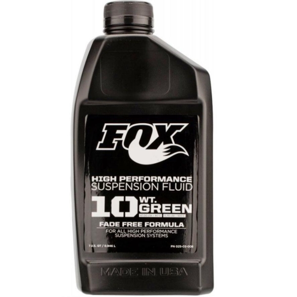 Мастило FOX High Performance Suspension Fluid 10WT Green - 946ml