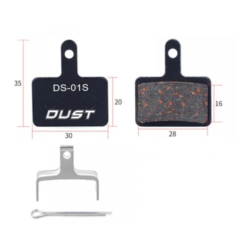 Колодки DUST DS-01S напівметал для Shimano