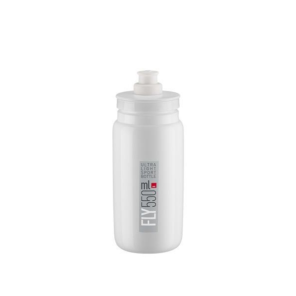 Фляга ELITE Fly 550ml білий з сірим лого