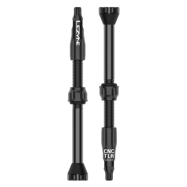 Безкамерний ніпель Lezyne CNC TLR Valve 60mm Black - 2 шт
