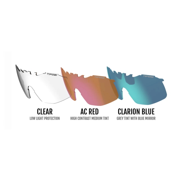 Окуляри TIFOSI Sledge Lite - Crystal Pink - Clarion Blue/AC Red/Clear - фото 7