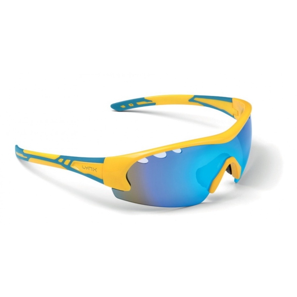 Окуляри LYNX Detroit UKR Shiny Yellow / Blue