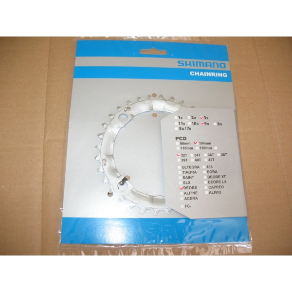 Зірка шатунів Shimano Deore FC-M510 32T - фото 1