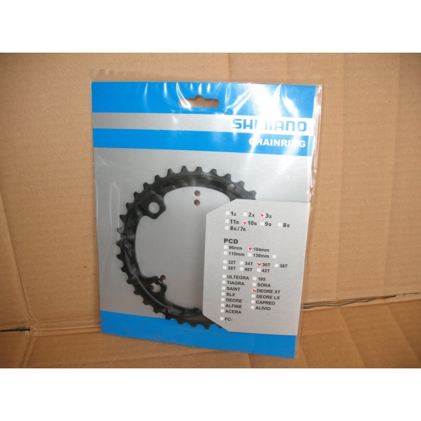 Зірка шатунів Shimano XT FC-T781 36T - фото 1