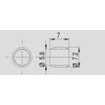 Оливка Alligator для гідролінії 5.8 x 6 мм (L) - фото 1