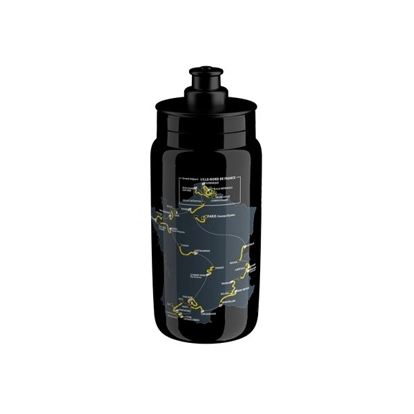 Фляга ELITE Fly TdF мапа 550ml - фото 1
